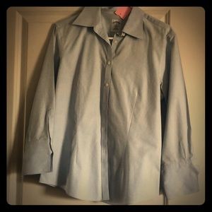 Blue button up shirt